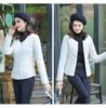Medium velvet vest liner thickened padded jacket women's winter short padded jacket plush casual long-sleeved padded jacket