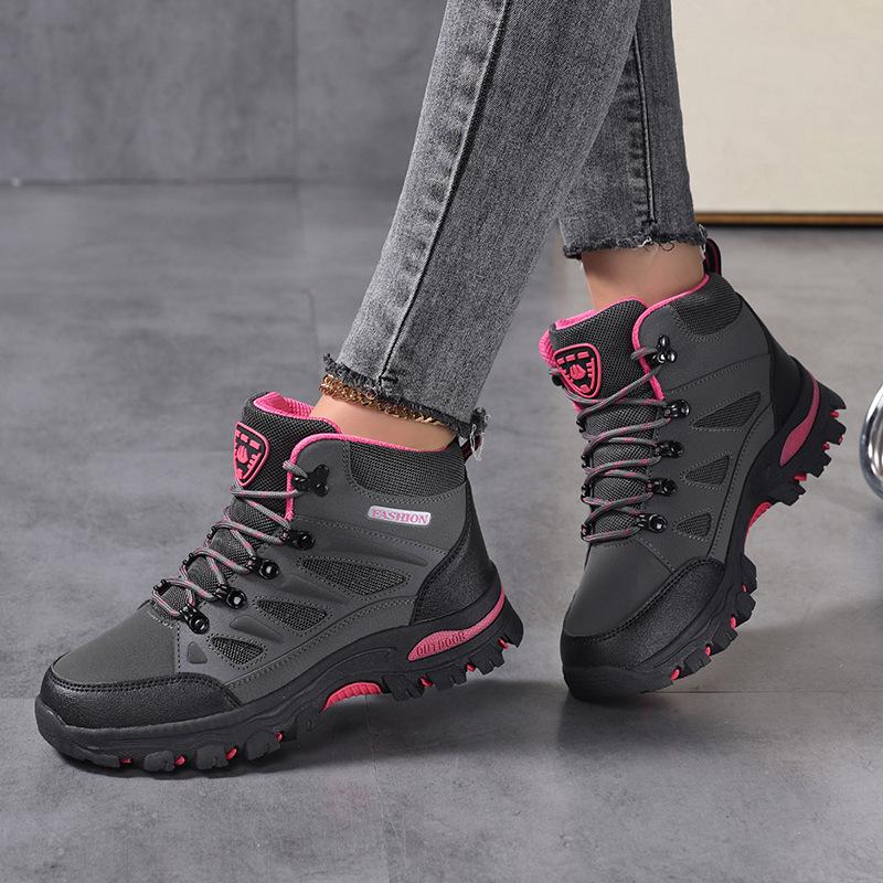 Women's Shoes Large Size Outdoor Shoes High-top Shoes Wear-resistant Shoes Mountaineering Shoes Sports Shoes Climbing Shoes Physical Shoes Sports Sho