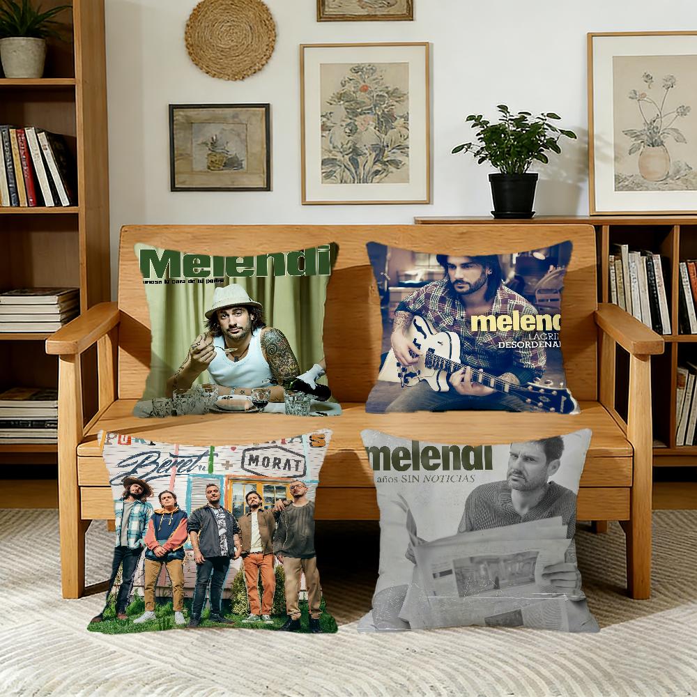 MMelendii Singer Cushion Cover For Pillow Printing Sofa Decoration Home Car Room Coffee Shop Office Nordic Simplicity