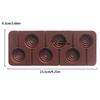 6 Even Doughnut Silicone Mold Lollipop Chocolate Cheese Stick Making Tools Diy Children'S Candy Baking Mold Kitchen Bakeware