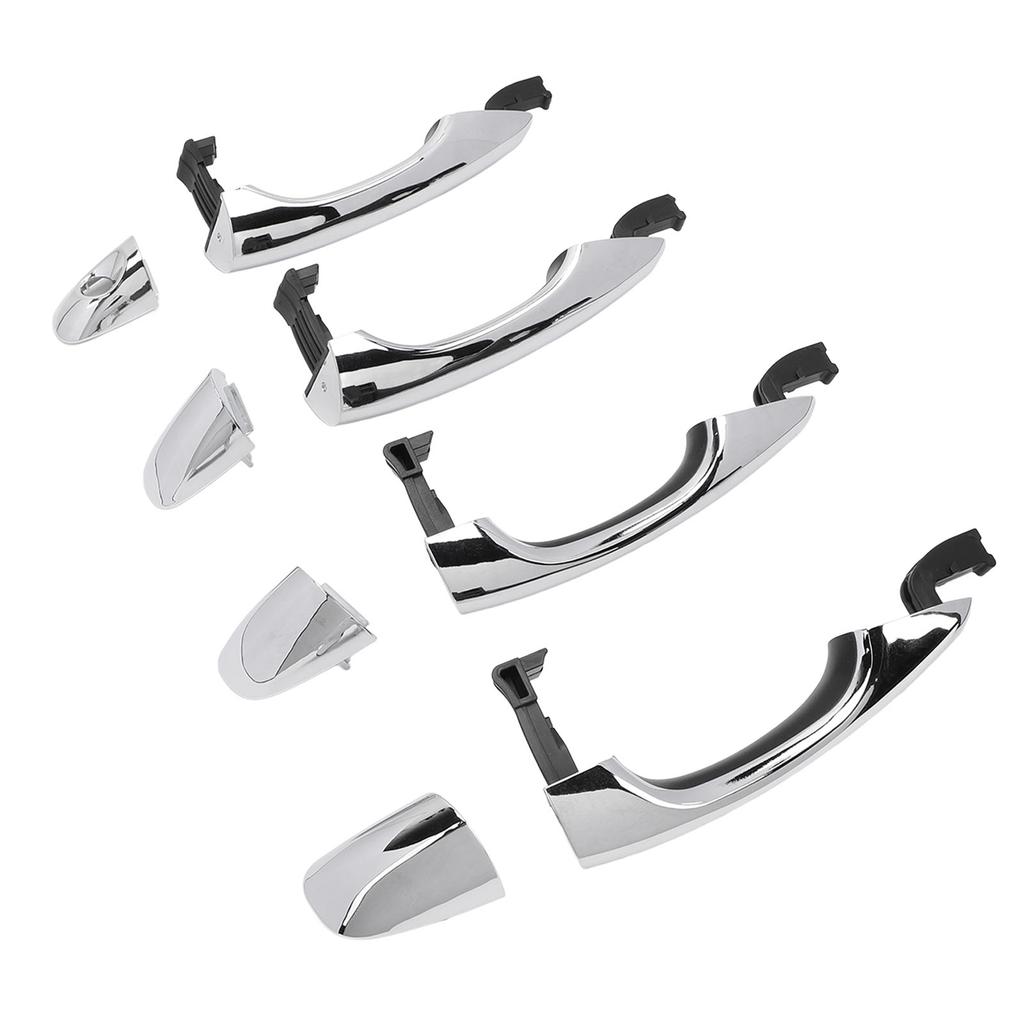 4PCS Outside Door Handle Set ABS Chrome Smooth Operation Comfortable Grip 82651C5010 for Sorento 2016 to 2020