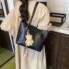 Street Style Large Capacity Womens Tote Bag With Zipper Closure And Internal Phone Pocket