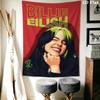 Billie Eilish Wall Tapestry Aesthetic Wall Hanging Printed Fabric Blanket Decorative Tapestries for Bedroom Living Room Home Decor