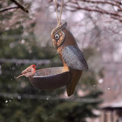 Einzigartige Vogelhäuschen, Baumgesichter-Dekoration für den Außenbereich, Baumdekoration im Freien ist ein Einweihungs- oder Geburtstagsgeschenk für Ihre Familie und Freunde