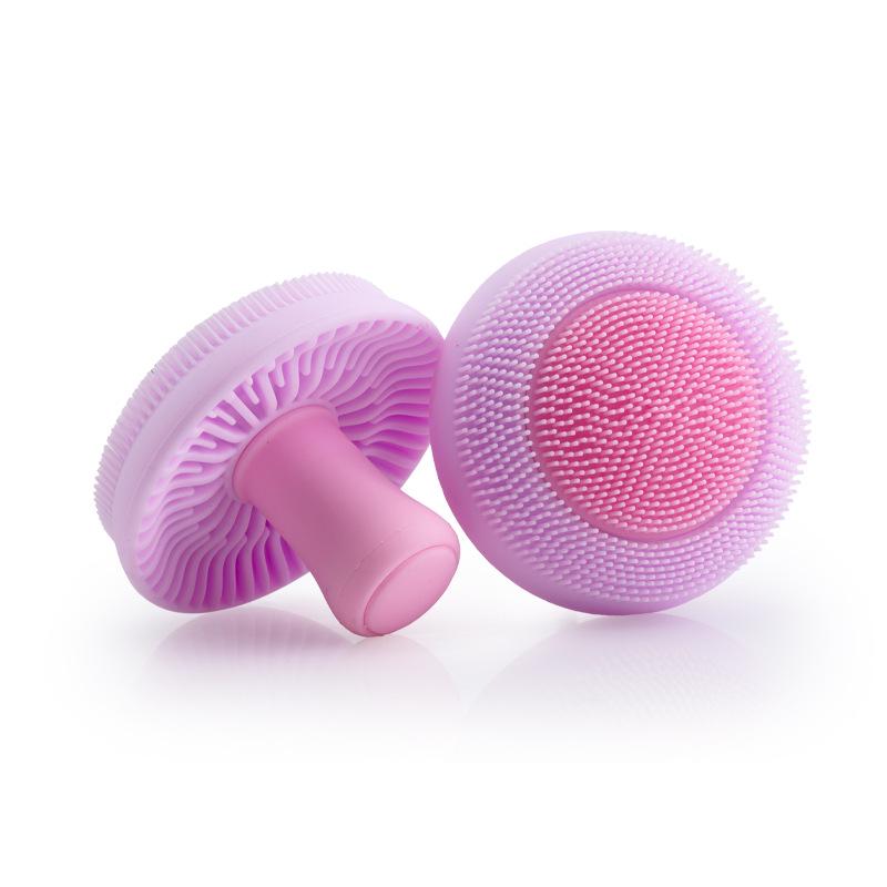 Silicone Facial Cleansing & Exfoliating Brush with Baby Bath & Massage Features