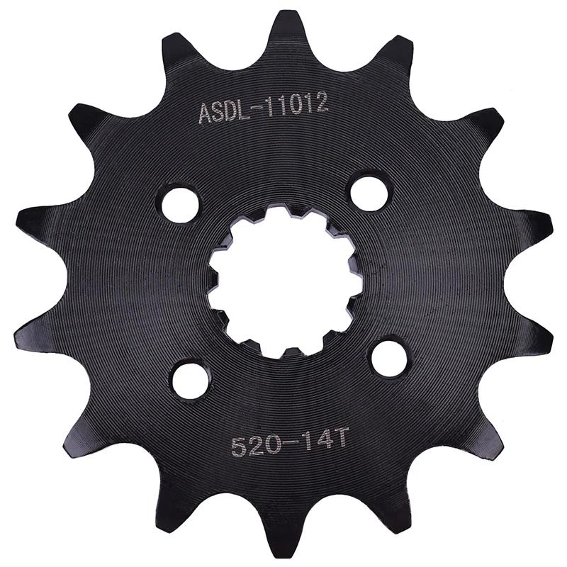 520 14T 38T Motorcycle Front Rear Sprocket Cam Staring Wheel For HONDA CBR250 CBR250R CBR250RA CBR 250 2011-13 520-14T 520-38T Front