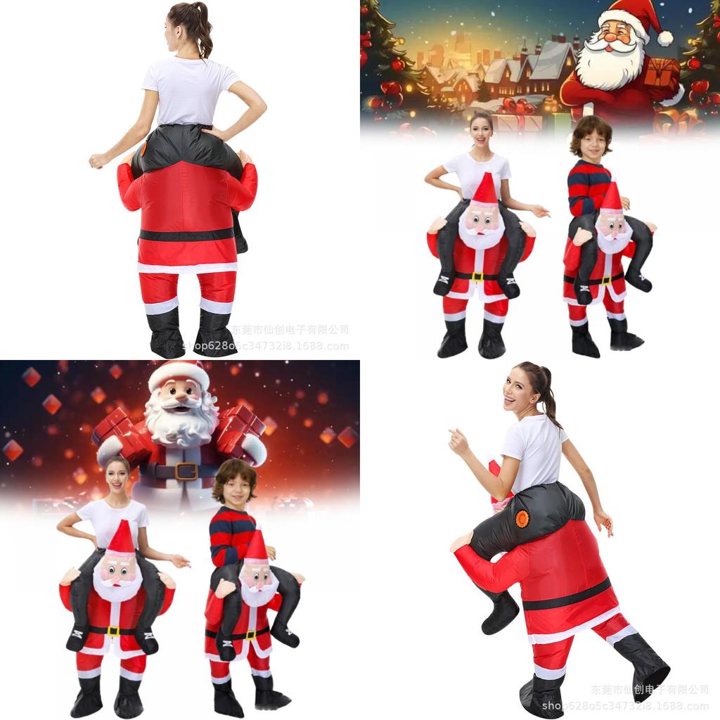 Christmas Santa Claus Inflatable Costume For Celebrations And Seasonal Gatherings