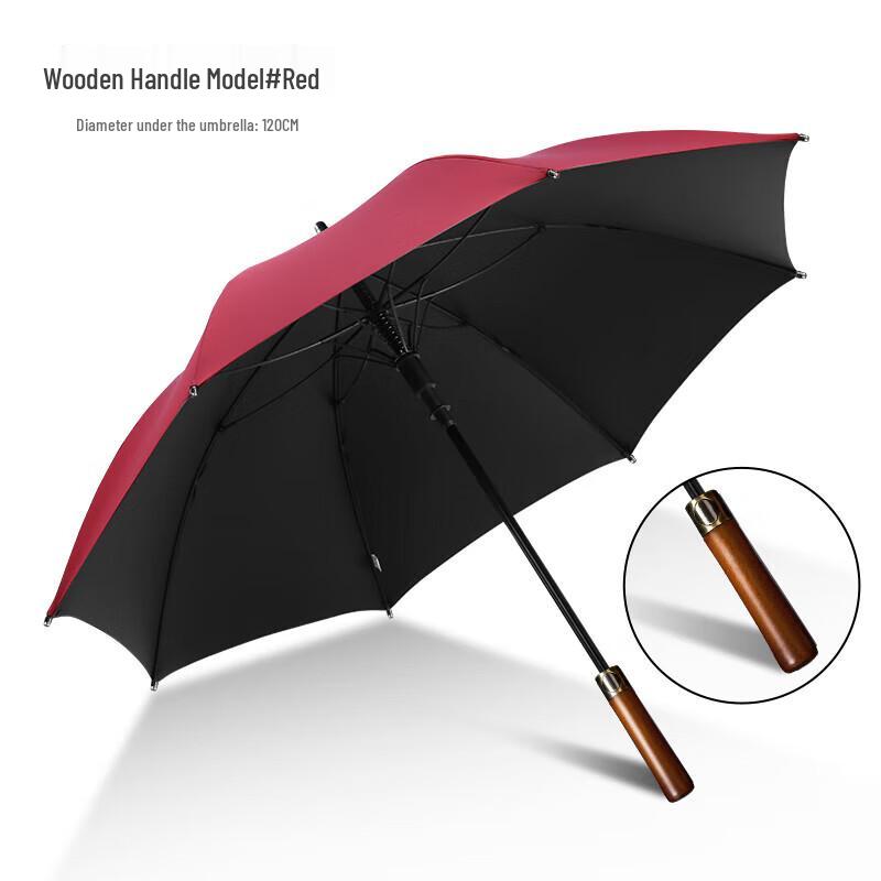 Classic Wooden Handle Golf Umbrella