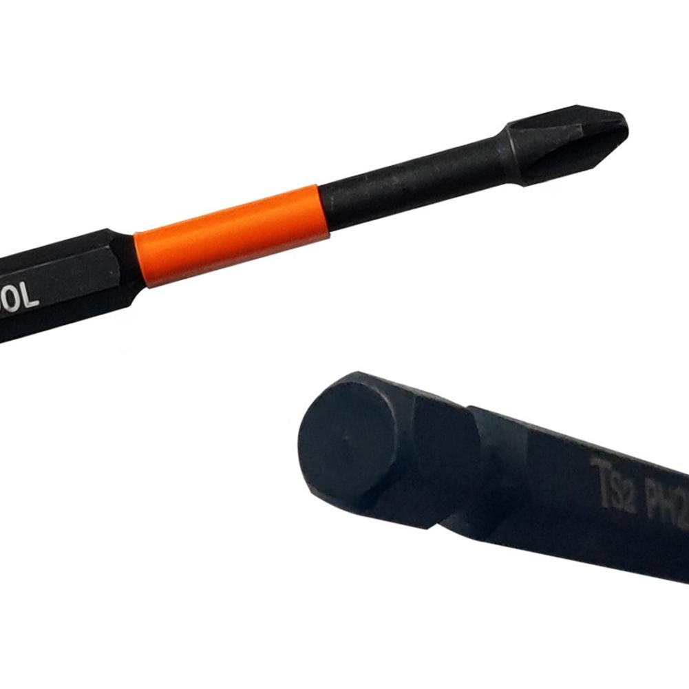 25-150mm Screwdriver Bit 5 Pcs Black Cross Screwdriver