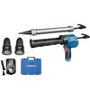 Dongcheng Lithium-Ion Cordless Electric Dual-Tube Caulk Gun CN Plug (adapter Included)