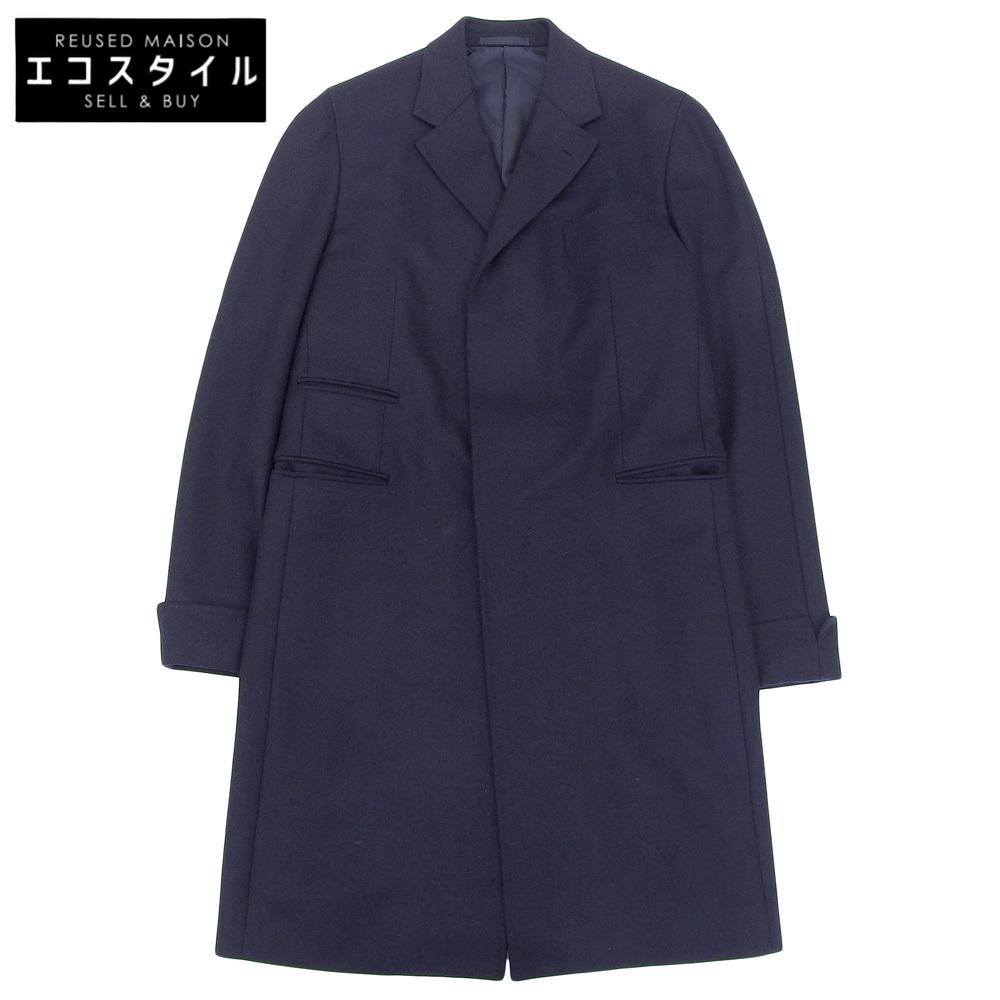 

CARUSO Пальто Честерфилд из отличной шерсти для мужчин, темно-синее, размер 48, PE0U10-0110 пальто 48 Темно-синийБ/у