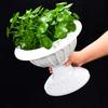Large Wave Ripple Plastic Vase Modern Nordic Design Space-Saving Flower Pot Arrangement for Living Room Desk Home Accessories