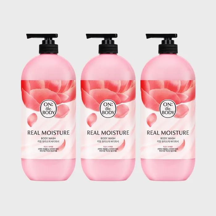 ON THE BODY _On the Body Real Moisture Peony Body Wash 900g X 3
