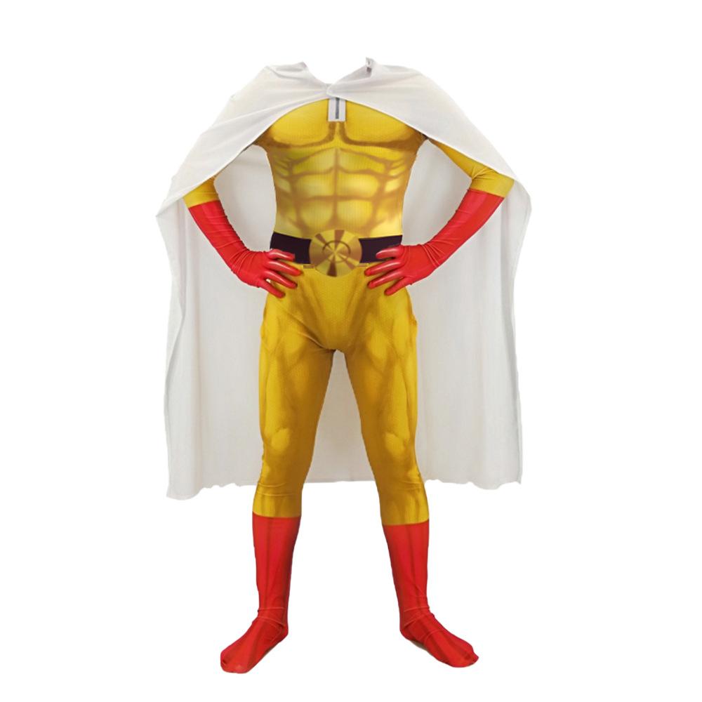 One Punch Man Cosplay Tērpi Saitamai