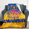 1PC Golden State Warriors Outdoor Blanket Lightweight Flannel, Soft & Warm, All-Season Use for Sofa, Outdoor, Camping, Living Room, Office18