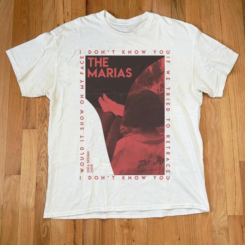 The Marias Мировой тур Группа Подарок для фанатов S–5XL BL1383 Унисекс Футболка XXL