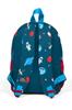 Minik Yuva Backpack Indigo Red Space Pattern Two Compartments 23354