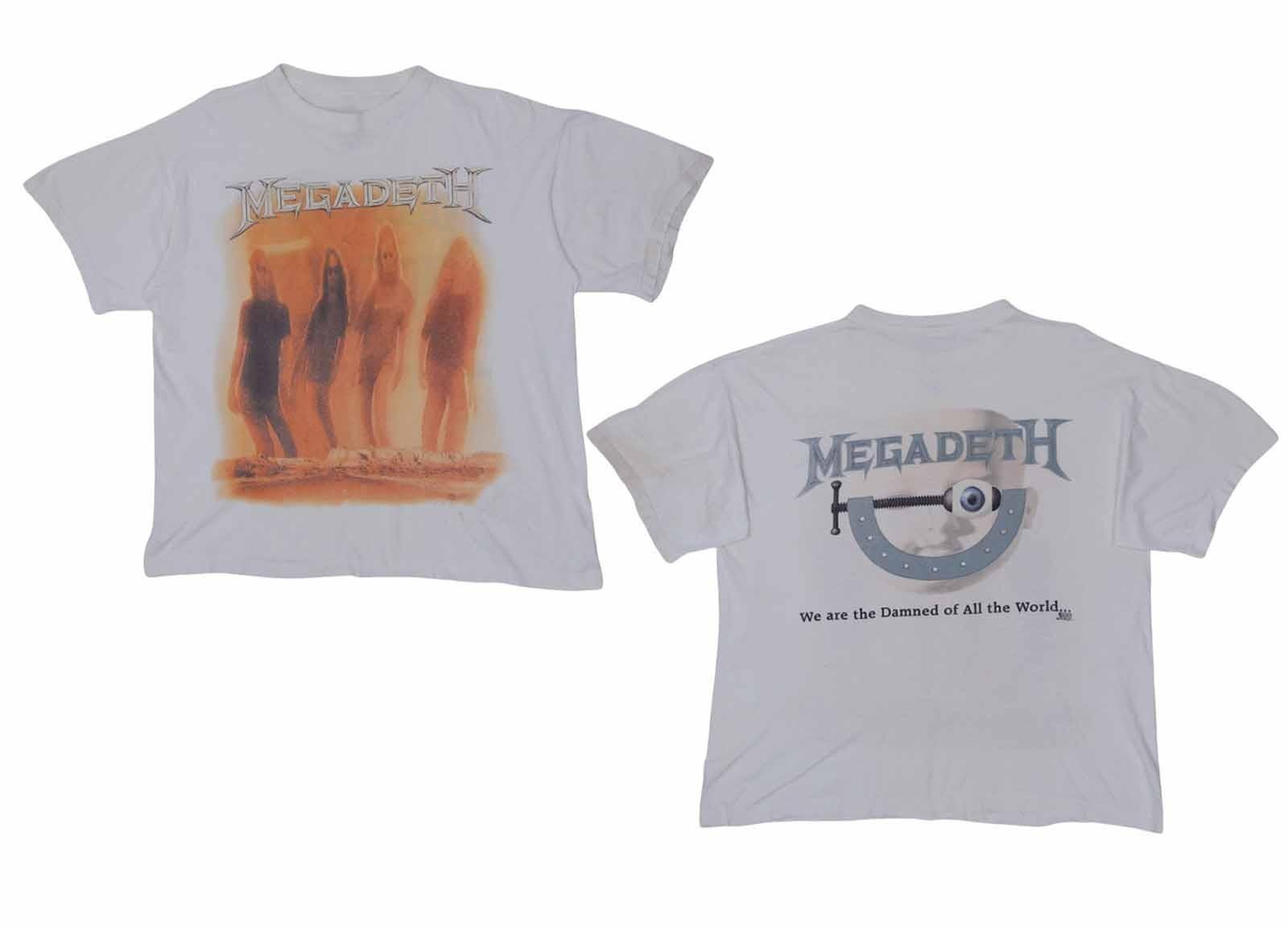 2 Sides Megadeth We Are The Damned Of All The World Shirt S-5XL 2B0091 L