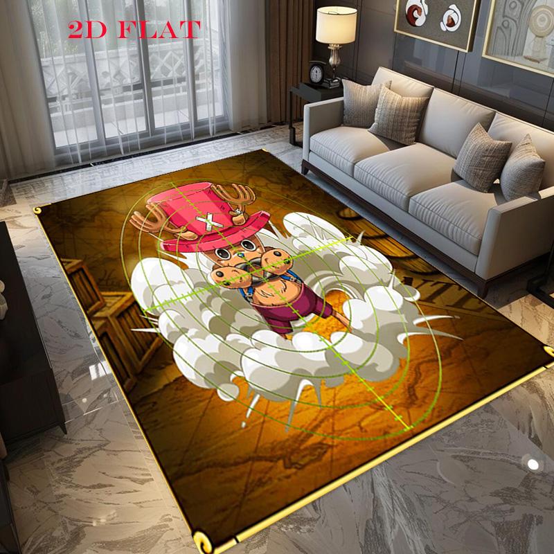Cute Anime Pink Top Hat Print Carpet Printing Suitable For All Seasons Protective Pad Room Doormat
