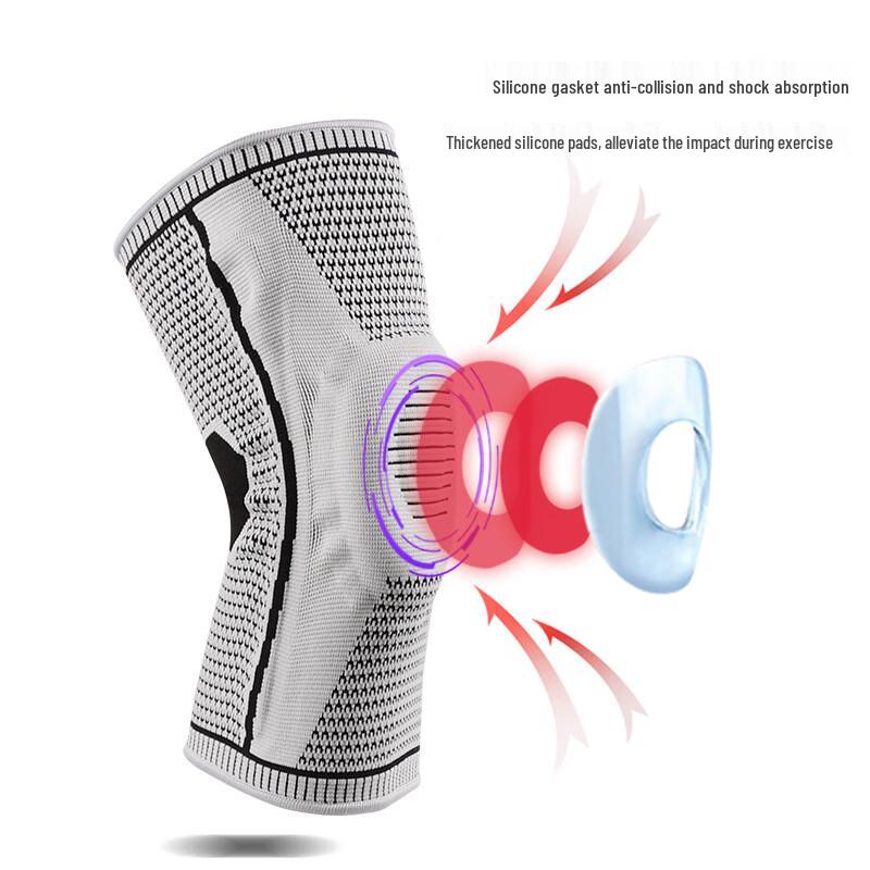 Maister Silicone Spring Anti-Slip Sports Knee Brace