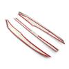 3-Piece Front Bumper Lip Trim for 18-20 Honda Accord