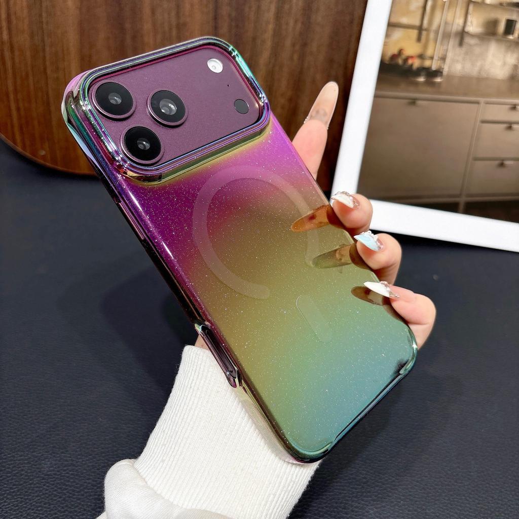 Applicable to iPhone11promax mobile phone case 11pro transparent Apple 11pro magnetic suction advanced sense protective case female
