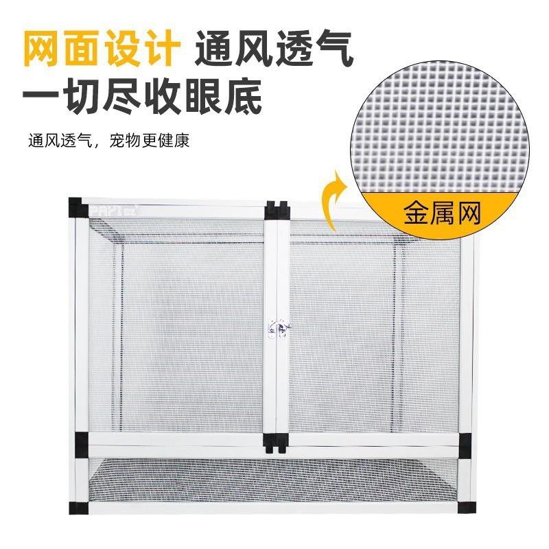 Large 100*50*51cm Reptile Enclosure Chameleon Cage Ventilated Waterproof Reptile Terrarium for Lizard Snake