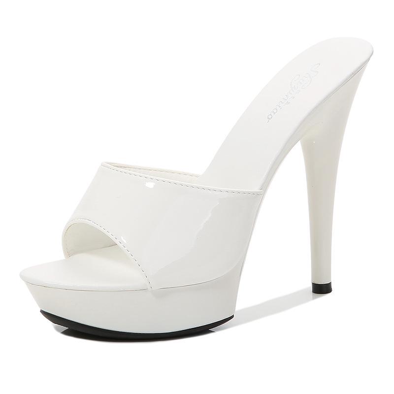 Damesschoenen Sandalen Buitenpantoffels Hoge hakken 13 cm Sexy Hoge Platform Stiletto Dames Feestschoenen