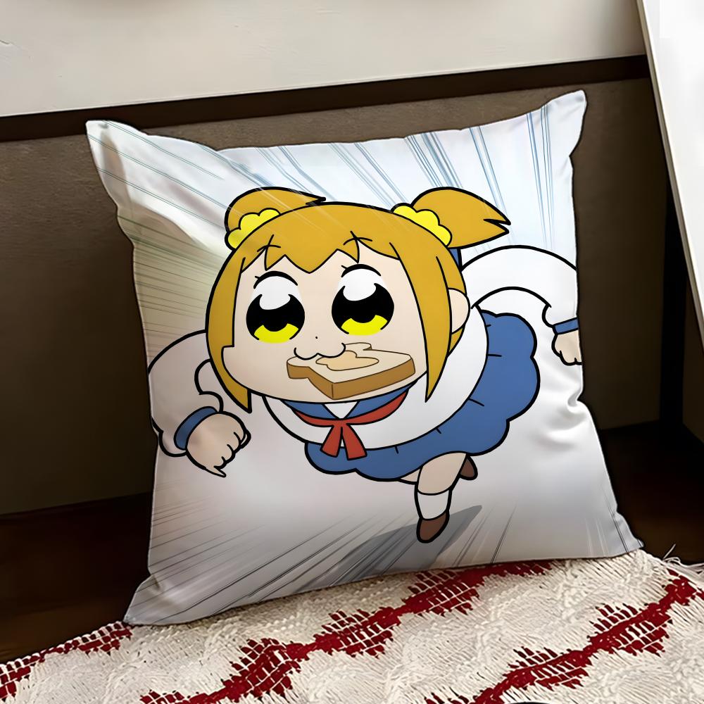 Süße Anime PPop TTeam Epische Kissenhülle Wendbar Weich Langlebig Kissenbezug Zuhause Auto Mehrzwecknutzung für täglichen Komfort
