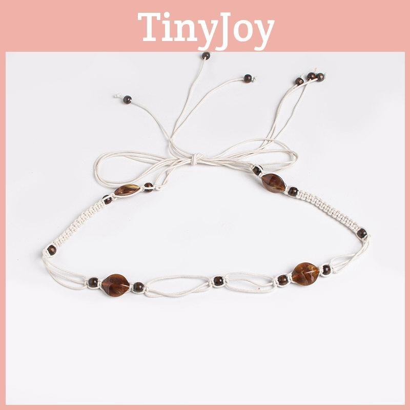 Bohemian Style Bead Decoration Women Casual Weaving Waist Chain Daily For