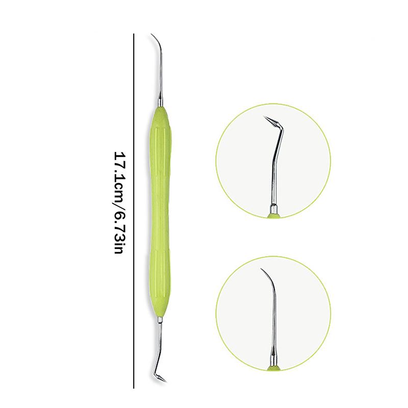1/7Pcs Dental Double Silicone Handle Resin Filler Spatulas Composite Filling Surgical Instrument Dentist Tools