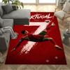 Crz Football Legends Carpet Perfect for Game Room Playrooms Dormitory Decorate room Anti-slip Rug Decorate Offices Spiritual Gift