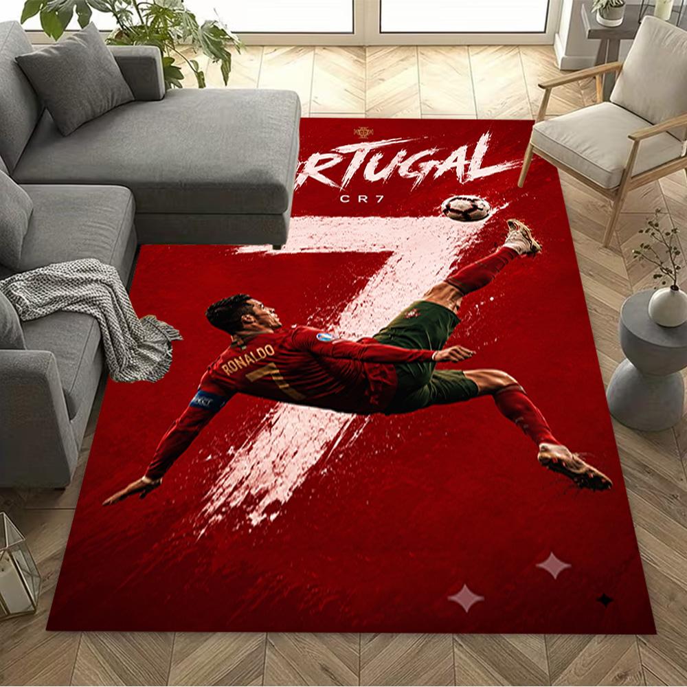 Crz Football Legends Carpet Perfect for Game Room Playrooms Dormitory Decorate room Anti-slip Rug Decorate Offices Spiritual Gift