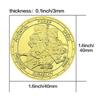 Cartoon Anime Gold Plated Badge Collection Gift Commemorative Coin
