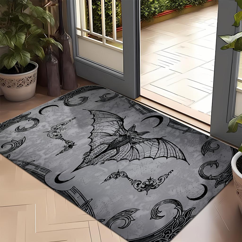 1 Stück Hundepfotenmuster Küchenteppiche Rutschfeste Türmatten Pop-Design Badezimmerteppich Badematte Teppich für Zuhause Spüle Wäsche Dekor