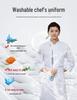Kuchařská uniforma s vlastním logem: Vodotěsné, Olejivzdorné Pracovní oblečení s dlouhým rukávem pro cateringové a restaurační kuchyně