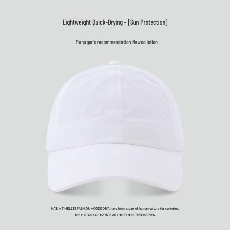 "65cm Unisex Solid Color Baseball Cap with Soft Top, Deepened and Widened Brim for a Slimmer Face Look."