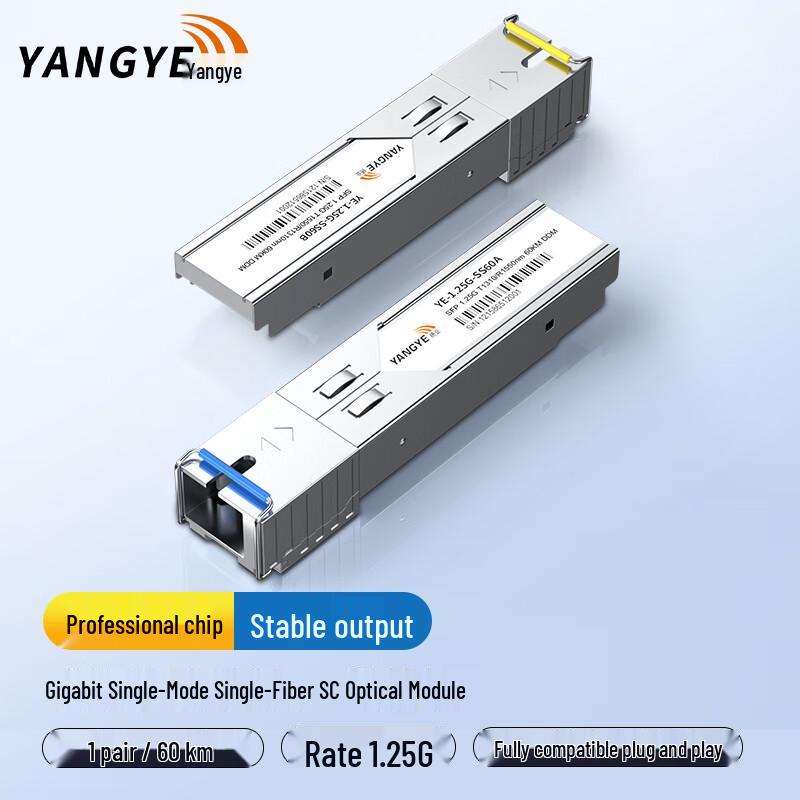 YY 1.25G SFP Gigabit BIDI Single-Fiber Optical Module