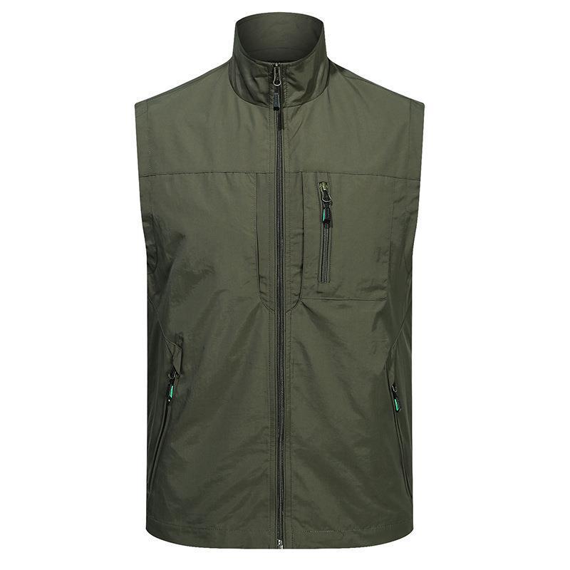 Spring and Autumn Outdoor Men's Vest Jacket Men's Sleeveless Vest Vest Youth Vest