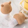 80ml Cartoon-Bär Silikon Lotion Spenderflasche Tragbar Reise Leer Pumpflasche Shampoo Spender Nachfüllbare Flaschen