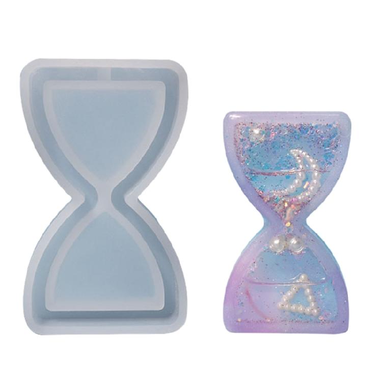 Resin Shaker Mold Quicksand Resin Casting Epoxy Silicone Mold for DIY Keychain