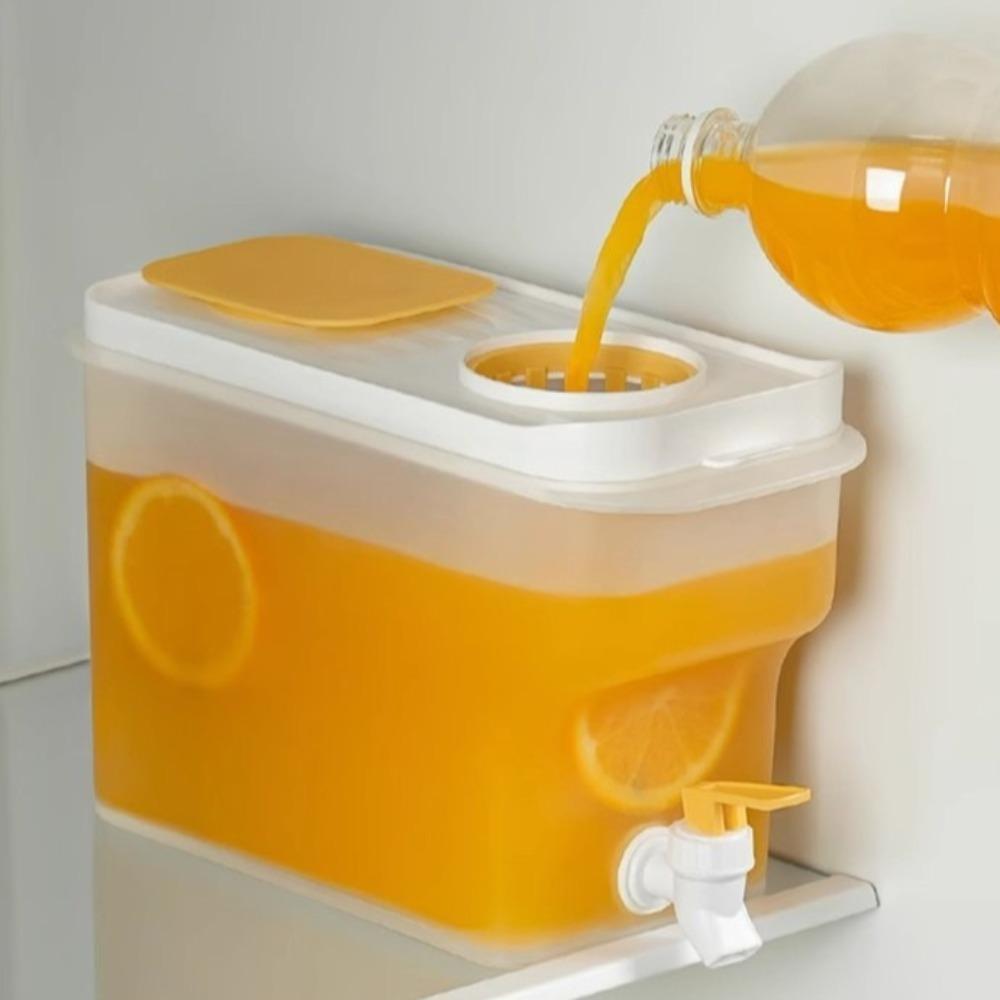 4L Cold Drinks Container Leak-Proof Cold Water Bucket Drinkware Cold Water Kettle Outdoor Use