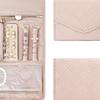 Compact Foldable Jewelry Bag for Studs, Necklaces, Rings - Minimalist, Portable, Versatile Storage Solution
