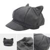 Cat Ear Beret Cap Girls Vintage Chauffeur Hat Subculture Cap Party Headpieces