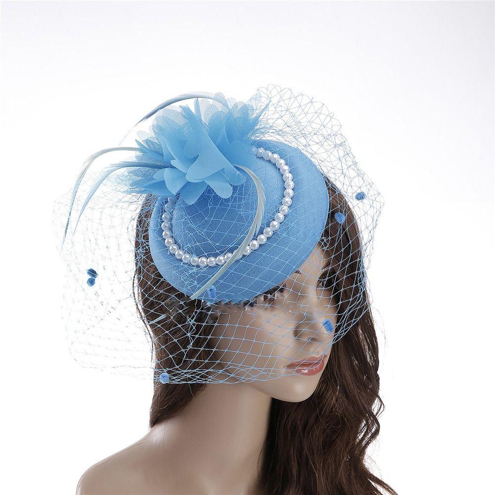 Fascinator Elegant Retro Birdcage Veil Hat Black Veil Top Hair Accessories Bridal Face Veils