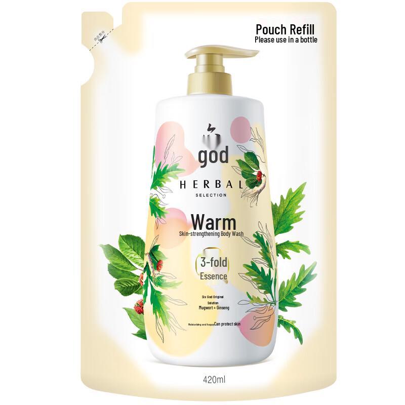 

Liushén Essence Moisturizing Shower Gel Refill Pouch