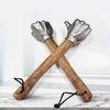 Stainless Steel Thumb Fist Hammer Emergency Window Breaker Function and Fist Grip Collectible Art for Car Safety