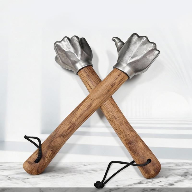 Stainless Steel Thumb Fist Hammer Emergency Window Breaker Function and Fist Grip Collectible Art for Car Safety