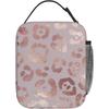Różowe Złoto Leopard Lunch Box Wielorazowa Izolowana Torba na Lunch Termiczna Torba Chłodząca Tote dla Chłopców Dziewcząt Kobiet Szkoła Piknik Podróże Wędrówki