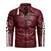 Autumn and winter men's UP leather jacket casual large size motorcycle jacket men's suit